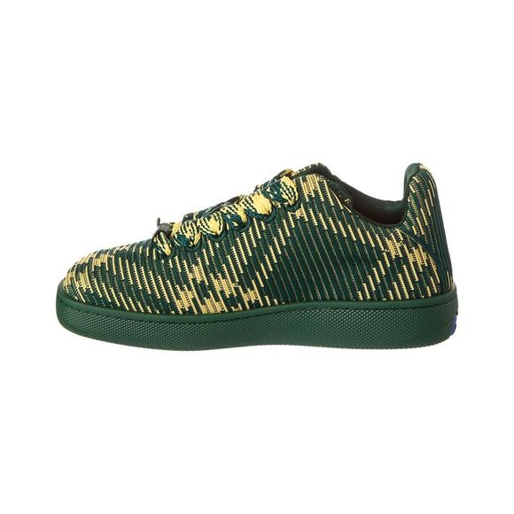 Burberry Check Knit Box Sneaker, Green - Picture 2 of 5